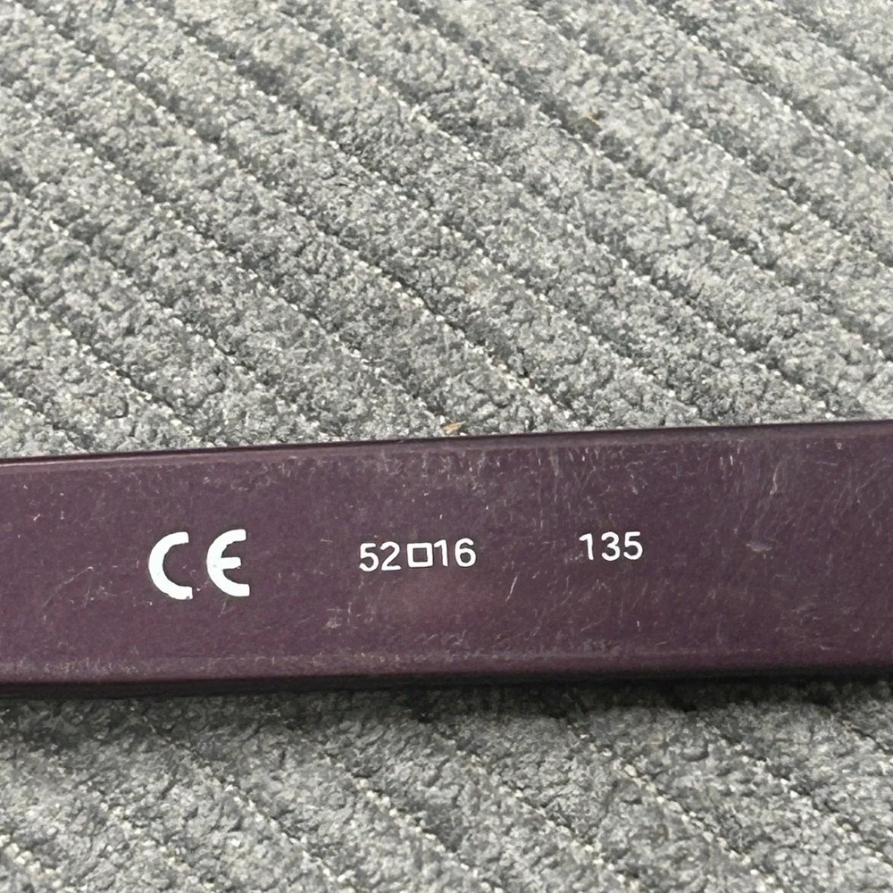 Diane von Furstenberg DVF8040 513 Purple Oval Y2k Eyeglasses Frames 52-16-135